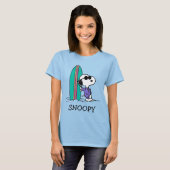 pinda's | Snoopy Ocean High Tide T-shirt (Voorkant volledig)