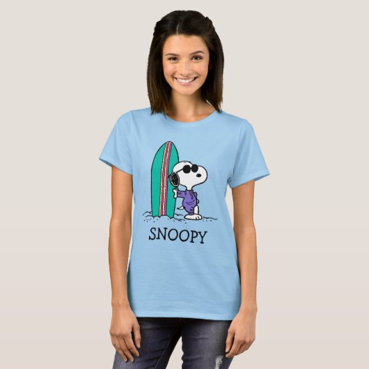 pinda's | Snoopy Ocean High Tide T-shirt (Voorkant volledig)