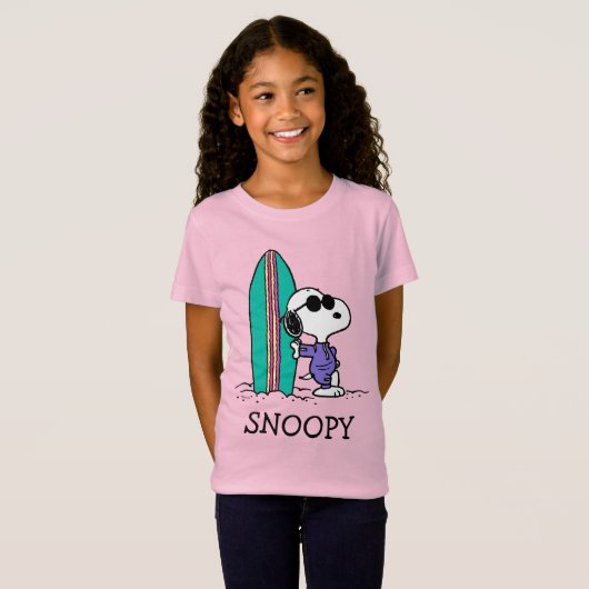 pinda's | Snoopy Ocean High Tide T-shirt (Voorkant volledig)