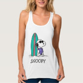 pinda's | Snoopy Ocean High Tide Tanktop (Voorkant)