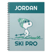 pinda's | Snoopy on Skies Notitieboek (Voorkant)