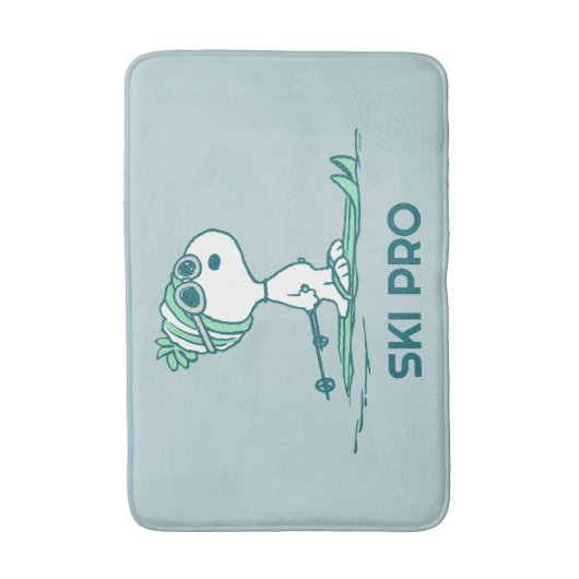 pinda's | Snoopy op de huid Badmat (Voorkant Verticaal)