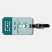 pinda's | Snoopy op de huid Bagagelabel (Voorkant horizontaal)