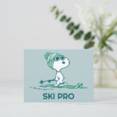 pinda's | Snoopy op de huid Briefkaart (Staand voorkant)