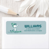 pinda's | Snoopy op de huid Etiket (Insitu)