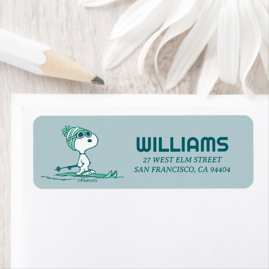 pinda's | Snoopy op de huid Etiket (Insitu)