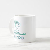pinda's | Snoopy op de huid Koffiemok (Voorkant links)