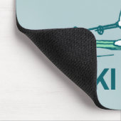 pinda's | Snoopy op de huid Muismat (Hoek)