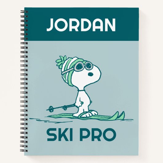 pinda's | Snoopy op de huid Notitieboek (Voorkant)