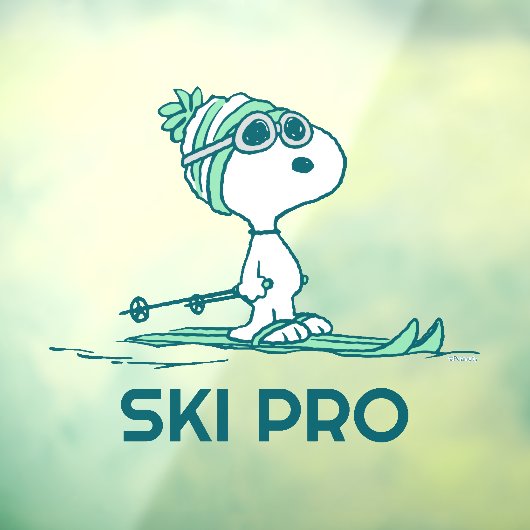 pinda's | Snoopy op de huid Raamsticker (Vel 3)