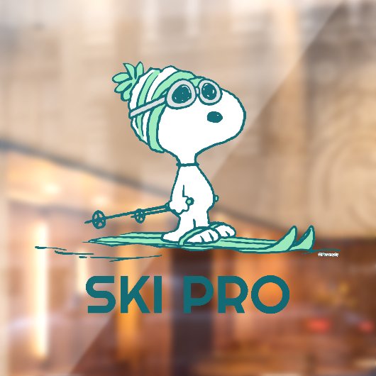 pinda's | Snoopy op de huid Raamsticker (Vel 2)