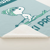 pinda's | Snoopy op de huid Sherpa Deken (3/4)