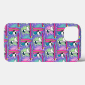 pinda's | Snoopy Paars Surf Pattern Case-Mate iPhone Case (Achterkant (horizontaal))