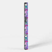 pinda's | Snoopy Paars Surf Pattern iPhone Hoesje (Rechterkant)