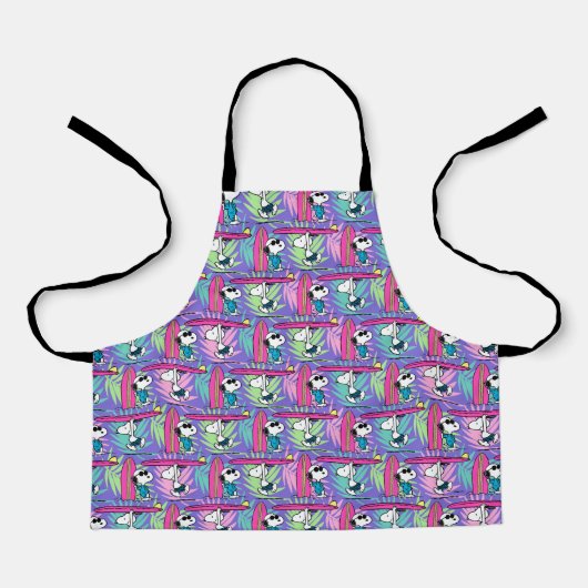 pinda's | Snoopy Paars Surf Pattern Schort (Voorkant)