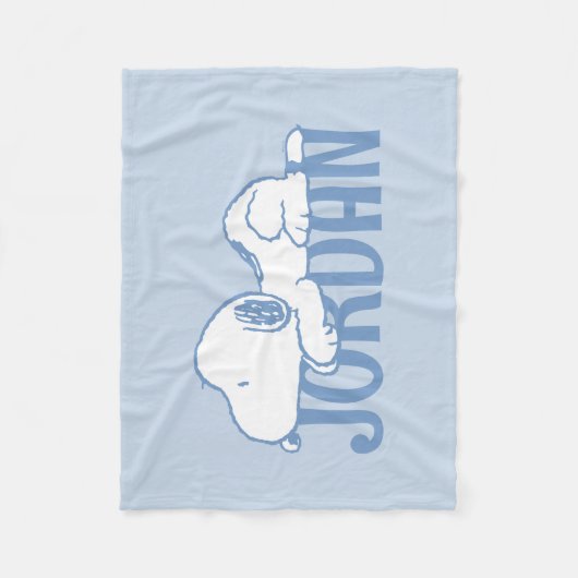 pinda's | Snoopy Pastel Baby Fleece Deken (Voorkant)