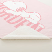 pinda's | Snoopy Pastel Baby Sherpa Deken (3/4)