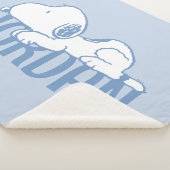 pinda's | Snoopy Pastel Baby Sherpa Deken (3/4)
