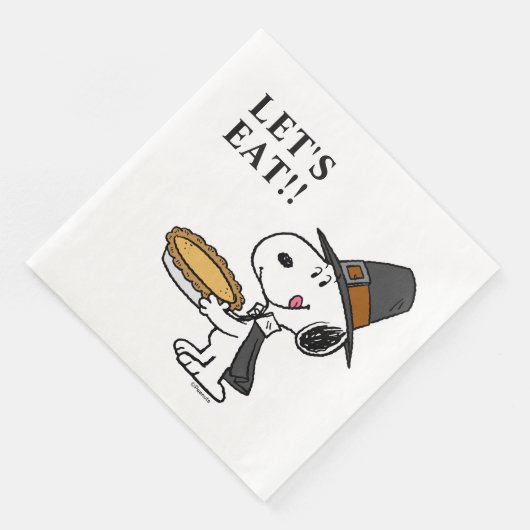 pinda's | Snoopy Pilgrim Servet (Hoek)