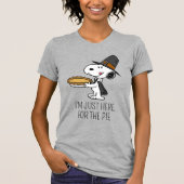 pinda's | Snoopy Pilgrim T-shirt (Voorkant)