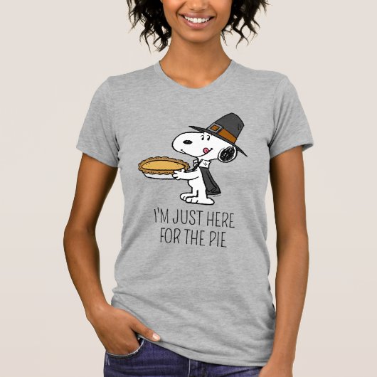pinda's | Snoopy Pilgrim T-shirt (Voorkant)
