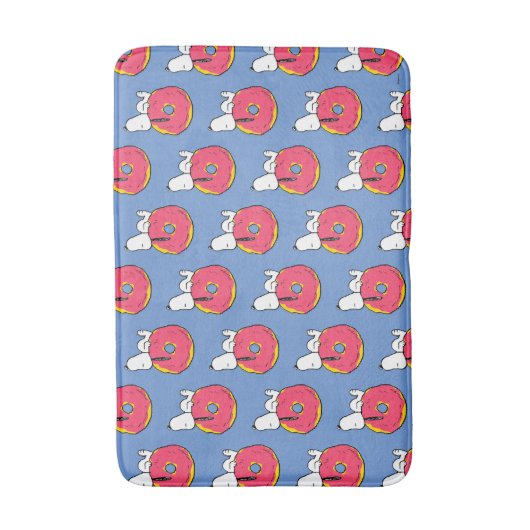 pinda's | Snoopy Pink Donut Badmat (Voorkant Verticaal)