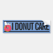 pinda's | Snoopy Pink Donut Bumpersticker (Voorkant)