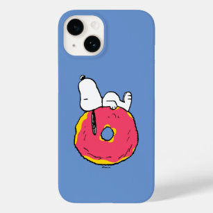 pinda's   Snoopy Pink Donut Case-Mate iPhone 14 Hoesje
