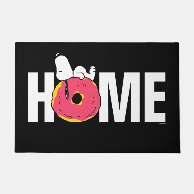 pinda's | Snoopy Pink Donut Deurmat (Voorkant)