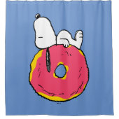 pinda's | Snoopy Pink Donut Douchegordijn (Voorkant)