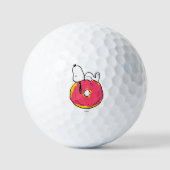 pinda's | Snoopy Pink Donut Golfballen (Voorkant)