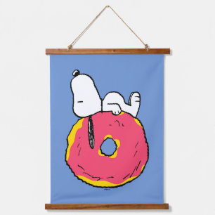 pinda's Snoopy Pink Donut Hangend Wandkleed