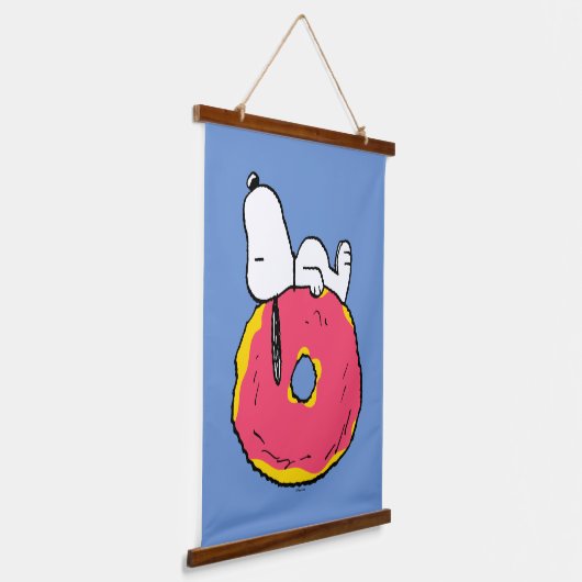 pinda's | Snoopy Pink Donut Hangend Wandkleed (Gebogen)