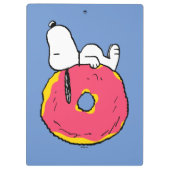 pinda's | Snoopy Pink Donut Klembord (Achterkant)