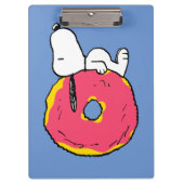 pinda's | Snoopy Pink Donut Klembord (Voorkant)