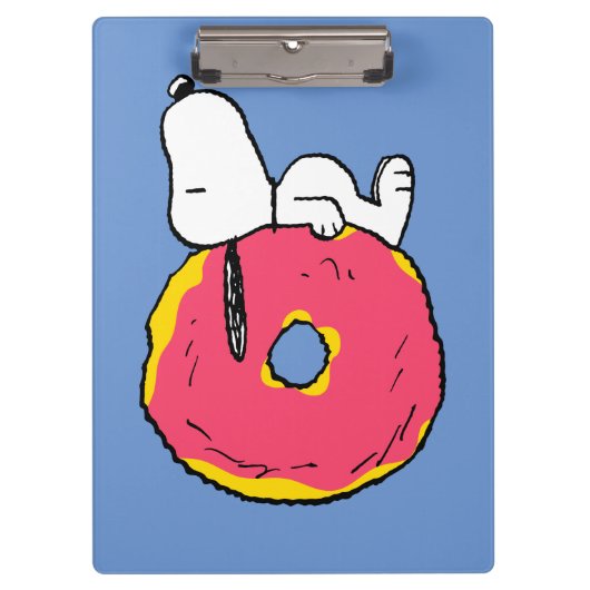 pinda's | Snoopy Pink Donut Klembord (Voorkant)