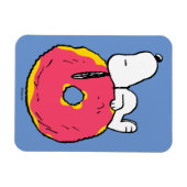 pinda's | Snoopy Pink Donut Magneet (Horizontaal)