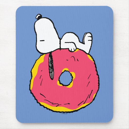 pinda's | Snoopy Pink Donut Muismat (Voorkant)