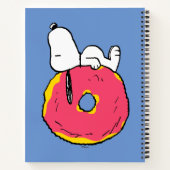 pinda's | Snoopy Pink Donut Notitieboek (Achterkant)