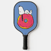 pinda's | Snoopy Pink Donut Pickleball Paddle (Achterkant)