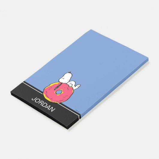 pinda's | Snoopy Pink Donut Post-it® Notes (Schuin)