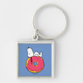 pinda's | Snoopy Pink Donut Sleutelhanger (Voorkant)