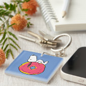 pinda's | Snoopy Pink Donut Sleutelhanger (Voorkant Rechts)
