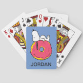 pinda's | Snoopy Pink Donut speelkaarten (Achterkant)