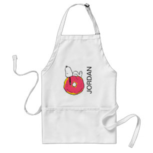 pinda's   Snoopy Pink Donut Standaard Schort