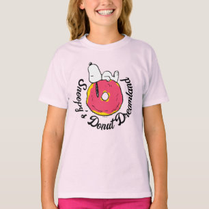 pinda's   Snoopy Pink Donut T-shirt