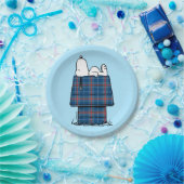 pinda's | Snoopy Pset Flannel Holiday Dog House Papieren Bordje (Feest)