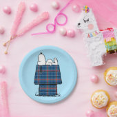 pinda's | Snoopy Pset Flannel Holiday Dog House Papieren Bordje (Feest)