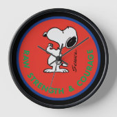 pinda's | Snoopy Raw Strength & Courage Badge (Voorkant)
