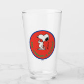 pinda's | Snoopy Raw Strength & Courage Badge Glas (Voorkant)